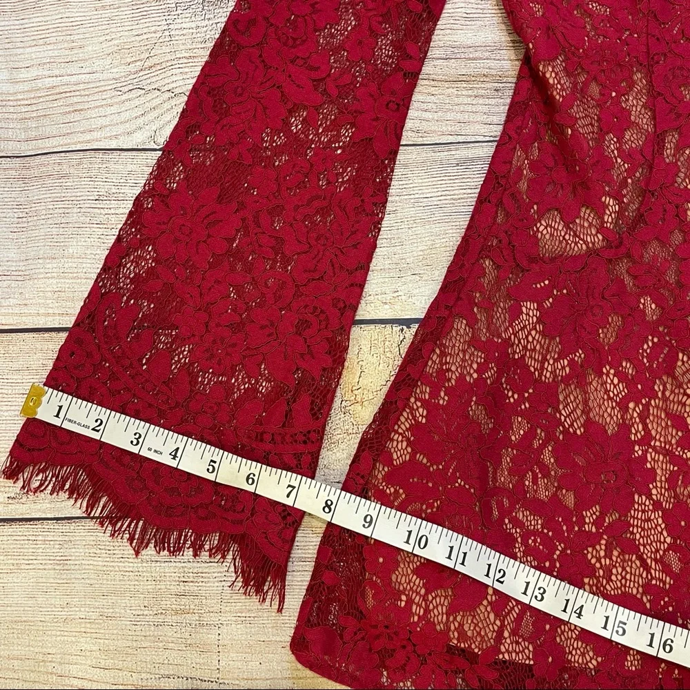 MAJORELLE Benson Mini Dress in Cranberry Red Dress - Picture 13 of 16